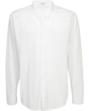 James Perse Standard Long Sleeved Shirt - White