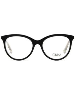 Chloé Chloé Eyewear Cat-Eye Glasses - White