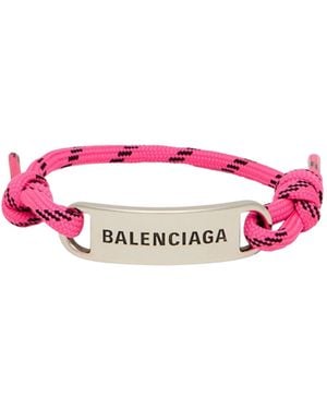 Balenciaga Logo Bracelet - Pink