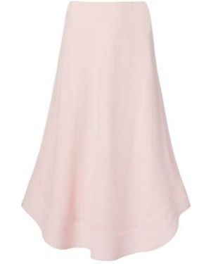 Stella McCartney Silk Midi Skirt - Pink