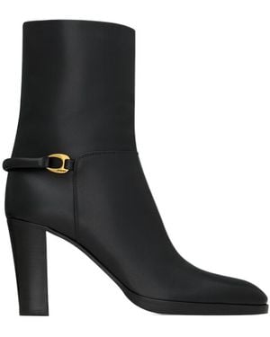 Saint Laurent Sulpice Booties - Black