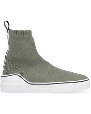 Givenchy Logo High-Top Socks, Boots, Casual Sports Shoes - Green