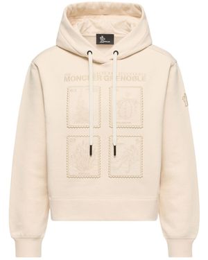 Moncler Grenoble Botanical Patches Hoodie - Natural