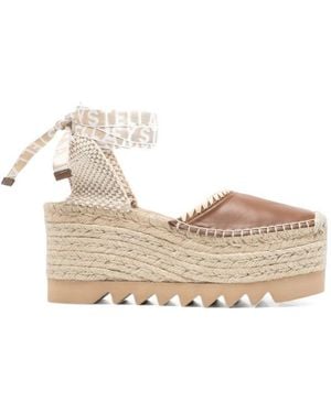 Stella McCartney Gaia Platform Espadrilles - Natural