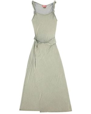 DIESEL D-Estiga-S1 Twist-Detailed Maxi Dress - Green