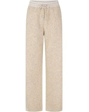 Moncler Elasticwaist Wideleg Pants - Natural