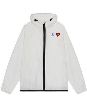 COMME DES GARÇONS PLAY Lightweight Hooded Jacket - Grey