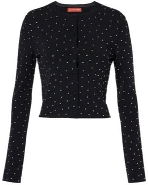 Altuzarra Ferris Embellished Cropped Cardigan - Black