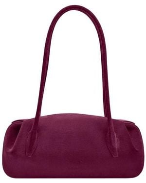 Yuzefi Oyster Shoulder Bag - Purple