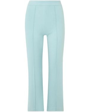 STAUD Knack Knitted Casual Pants - Blue