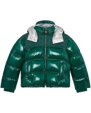 CASABLANCA Quilted Puffer Jacket - Green