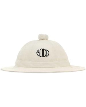 Bode Paneled Grandfather Hat - White