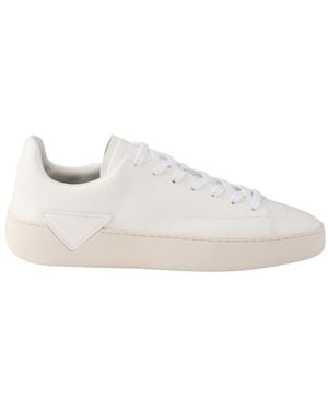 Prada Court Leather Sneakers - White