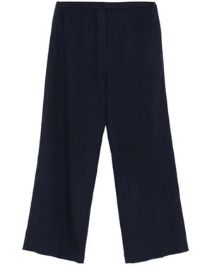 TOTEME Wide-Leg Casual Pants - Blue