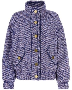 Philosophy Di Lorenzo Serafini Buttoned Jacket - Purple