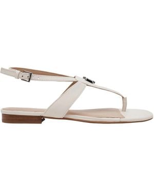 Ralph Lauren Slingback Flat Sandals - White