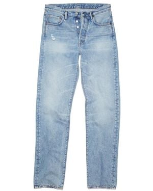 Acne Studios Distressed Regular-Fit Jeans - Blue