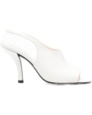 TOTEME Totême Open-Toe Slingback Sandals - White
