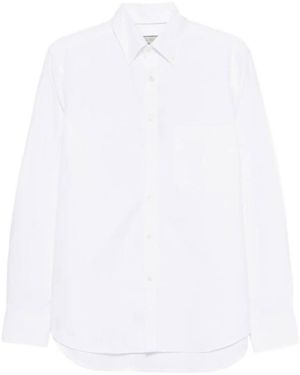 Canali Point-Collar Shirt - White