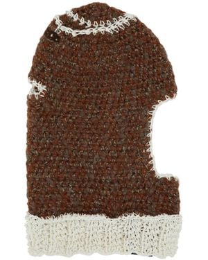 VITELLI Cuffia Knit Balaclava - Brown