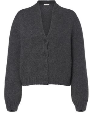 The Row Poynta Cashmere Cardigan - Gray