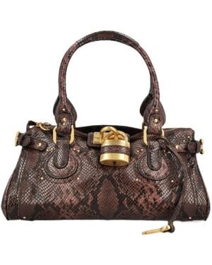 Chloé Zippered Handbag - Brown