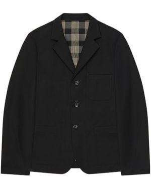 Givenchy Single-Breasted Deconstructed Jacket - Black