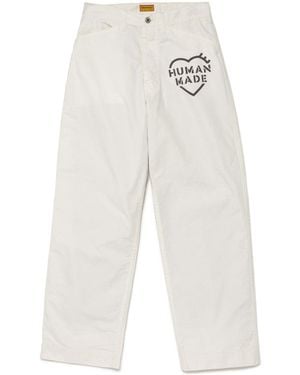 Human Made Graphic Print Trousers - White