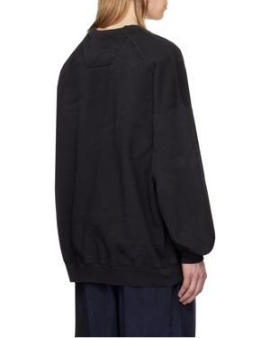 Juun.J Long Sleeve Sweatshirt - Black