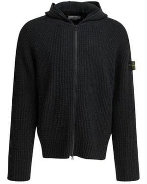 Stone Island Long-Sleeve Cardigan - Black
