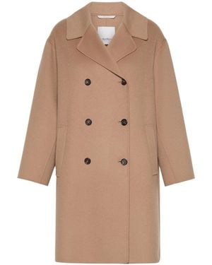 Max Mara 'S Magnolia Long Sleeved Coat - Natural