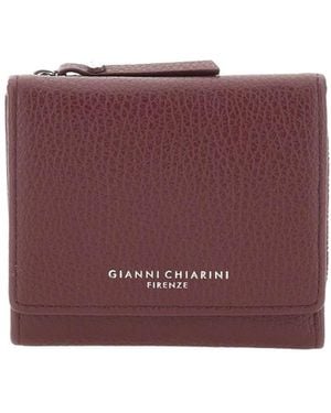 Gianni Chiarini Compact Zip Wallet - Purple