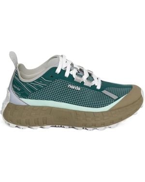 Norda Round-Toe Sneakers - Green