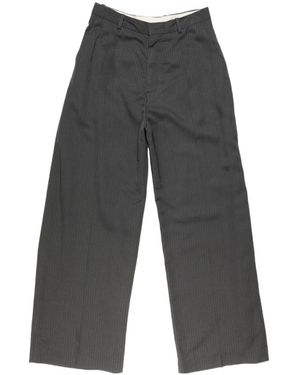 Acne Studios Tailored Herringbone Pants - Gray