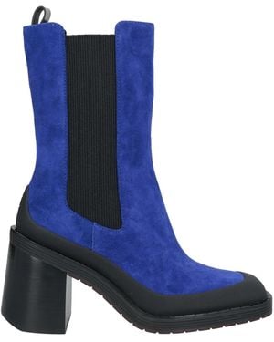 Tory Burch Suede Chelsea Boots - Blue