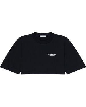 Givenchy Cropped Fit T-Shirt - Blue