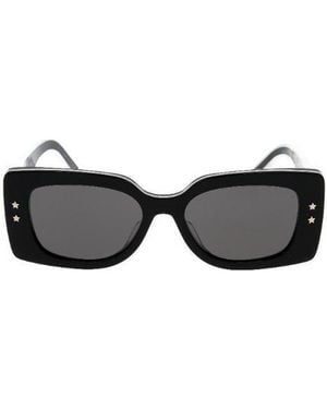 Dior Eyewear Rectangular Frame Sunglasses - Black