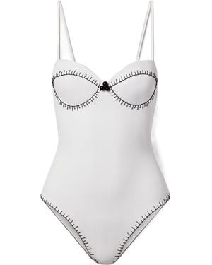 Marysia Swim Casual One-Piece Swimsuit - White