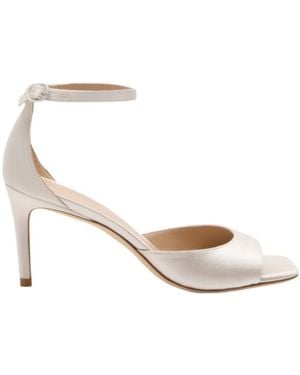Stuart Weitzman Nudistia 75 Sandal - White