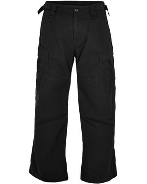 Balenciaga Multi-Pocket Cargo Trousers - Black