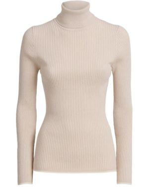 Varley Ravena Ribbed 2.0 Turtleneck Sweater - Natural