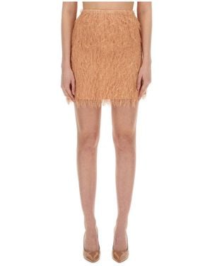 Alysi Embellished Mini Skirt - White