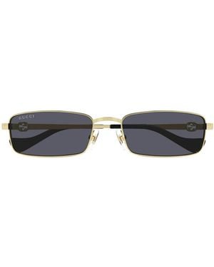 Gucci Eyewear Gg1600S Rectangular Sunglasses - White