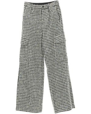 ROTATE BIRGER CHRISTENSEN Wide-Legged Casual Trousers - Grey