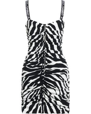 Dolce & Gabbana Sleeveless Fitted Dress - White
