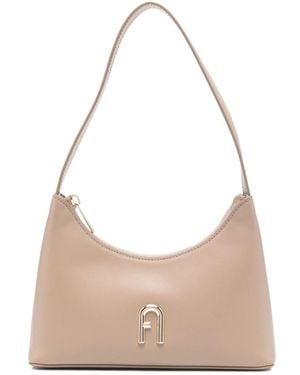Furla Leather Shoulder Bag - White