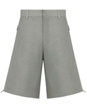 Dior Gusseted Shorts - Grey