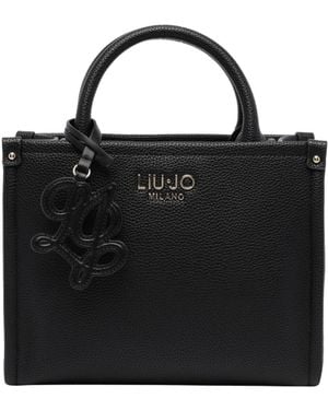 Liu Jo Logo Charm Tote Bag - Black