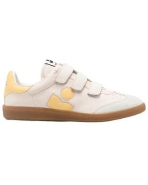 Isabel Marant Beth Side Logo Sneakers - White
