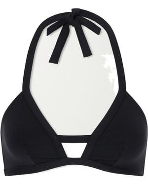 Eres Cut-Out Triangle Bikini Top - Black